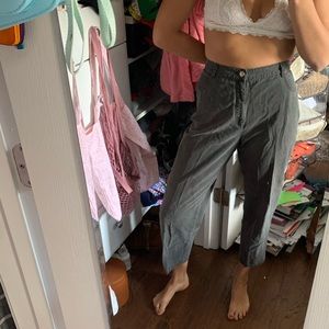 Vintage dark gray trousers